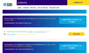 SBI PO Apply Online