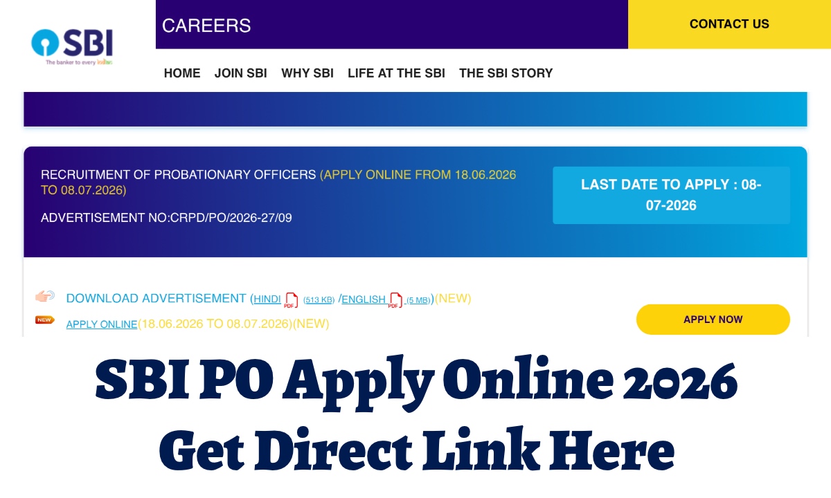 SBI PO Apply Online