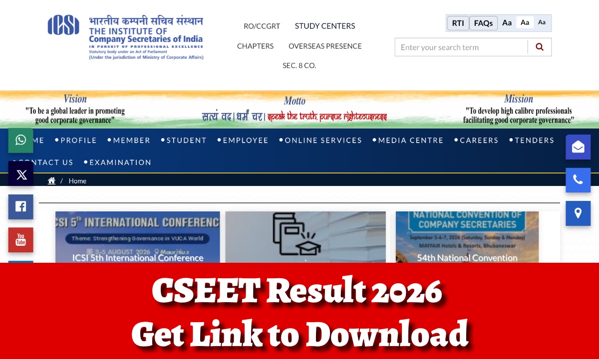 CSEET Result