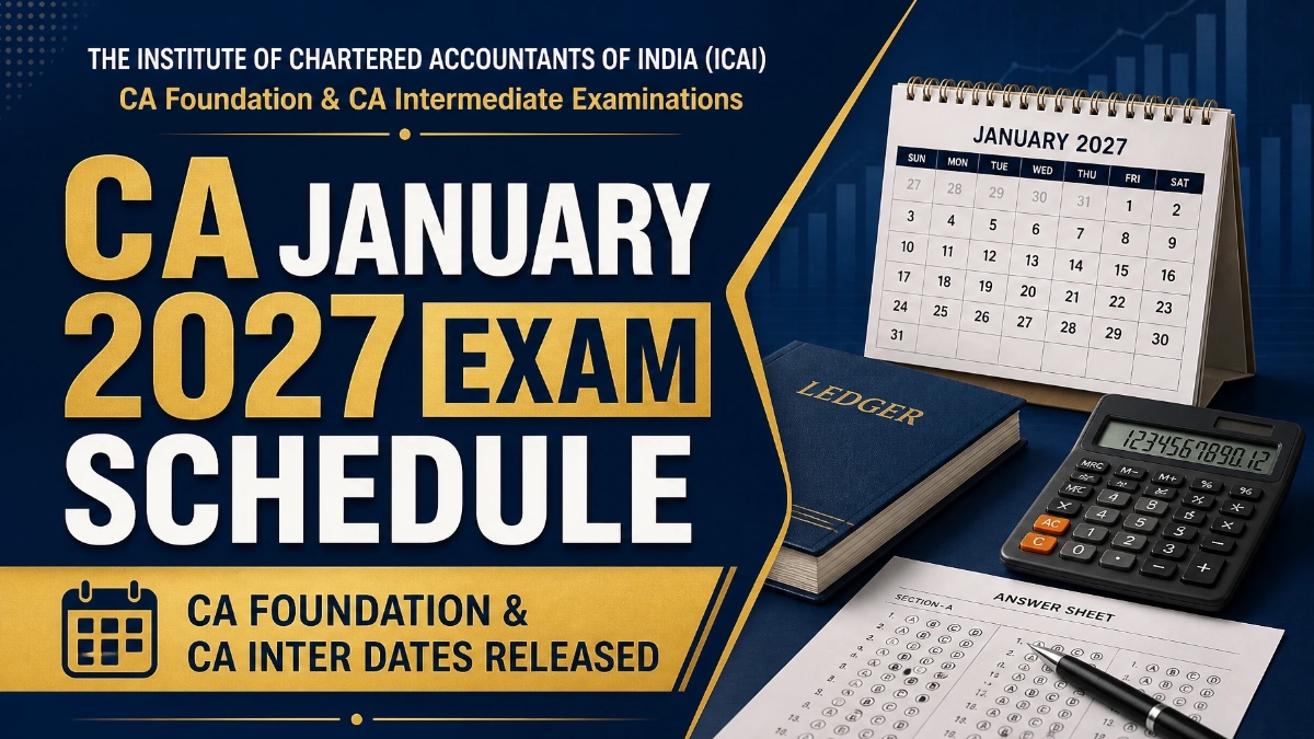 CA Foundation And Inter January Dates 2027