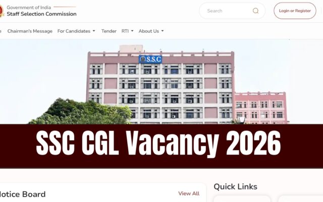 SSC CGL Vacancy