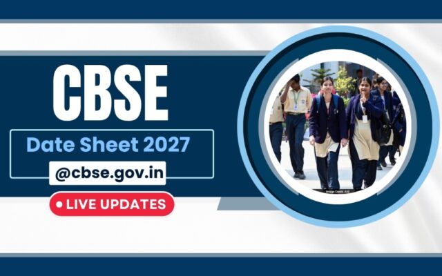 CBSE Date Sheet