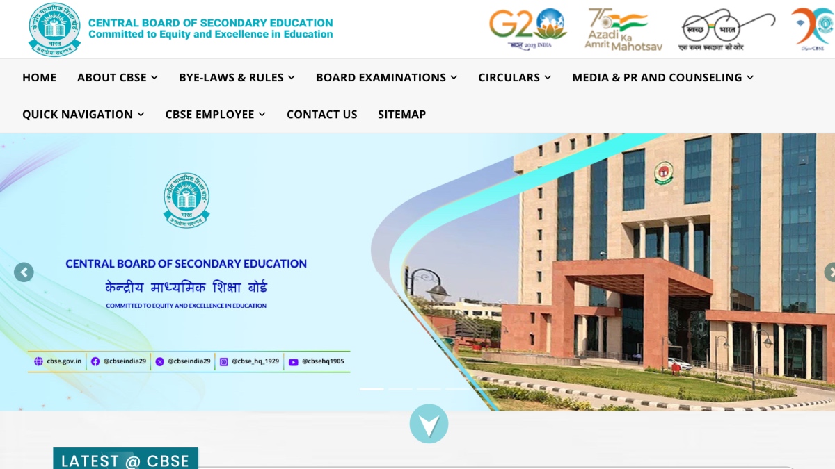 CBSE Date Sheet