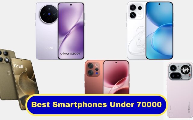 Best Smartphones Under 70000