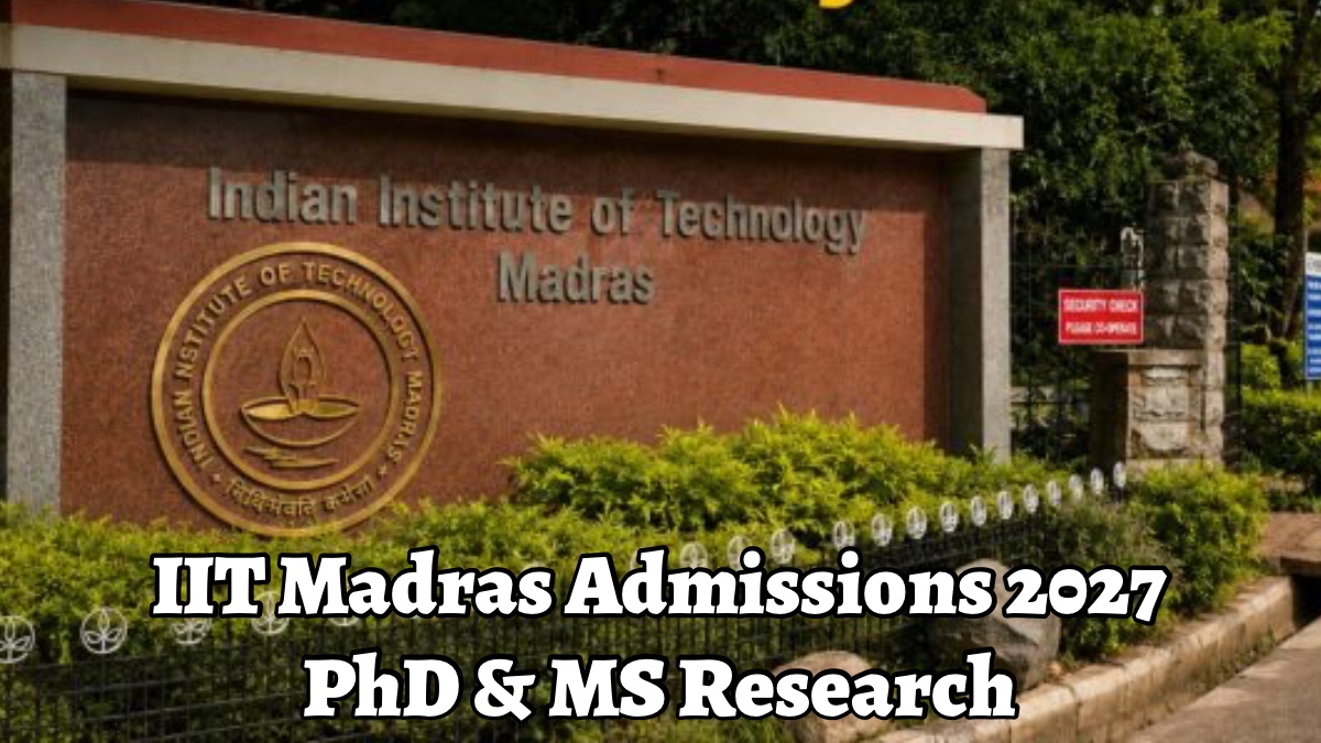 IIT Madras Admissions