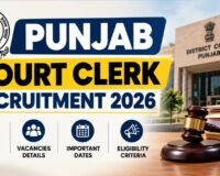 Punjab Court Clerk Recruitment