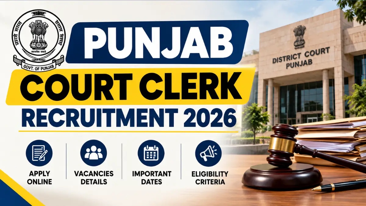 Punjab Court Clerk Recruitment