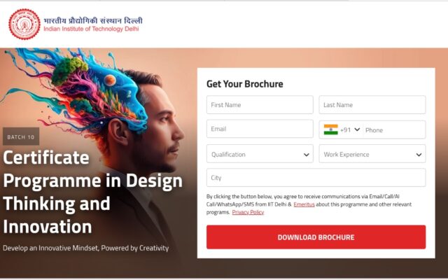 IIT Delhi Design Certificate Programme