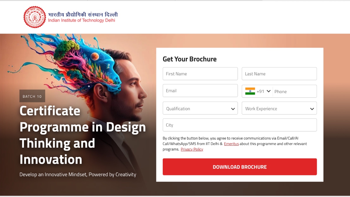 IIT Delhi Design Certificate Programme
