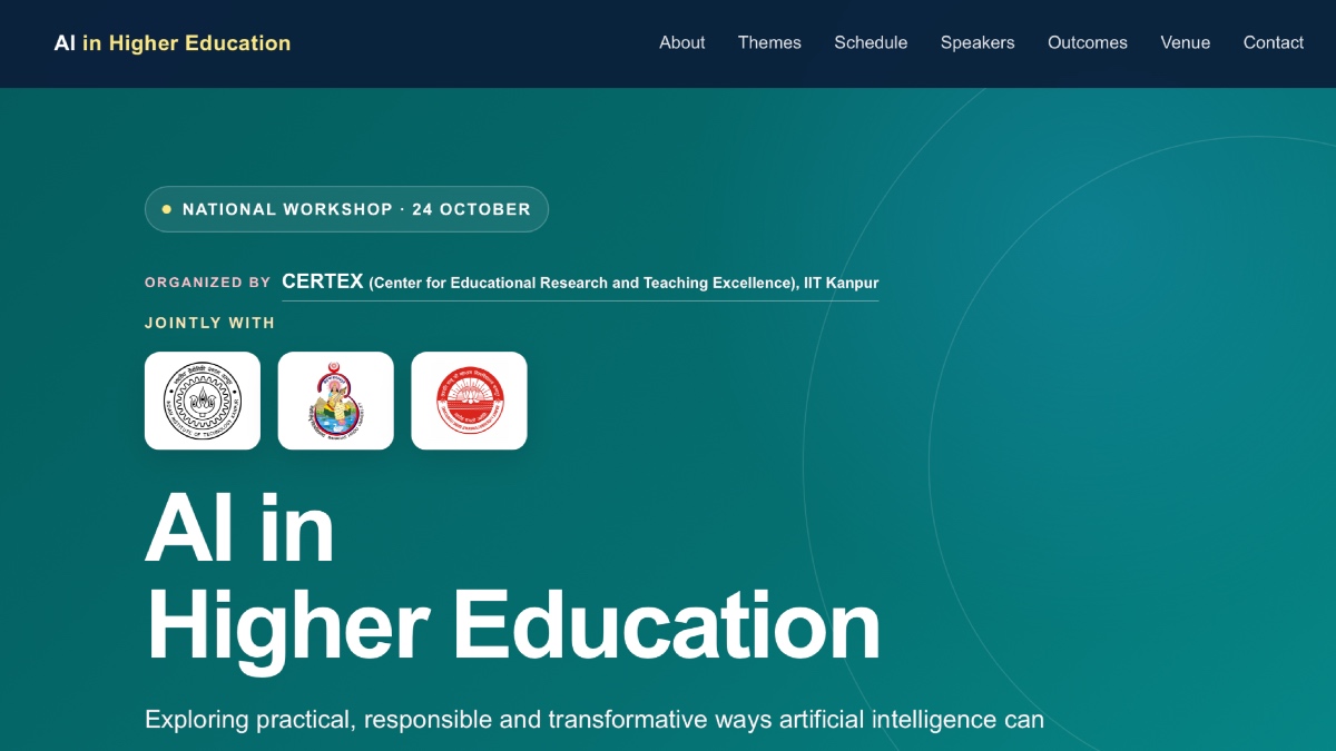 BHU IIT Kanpur And CSJMU AI Workshop