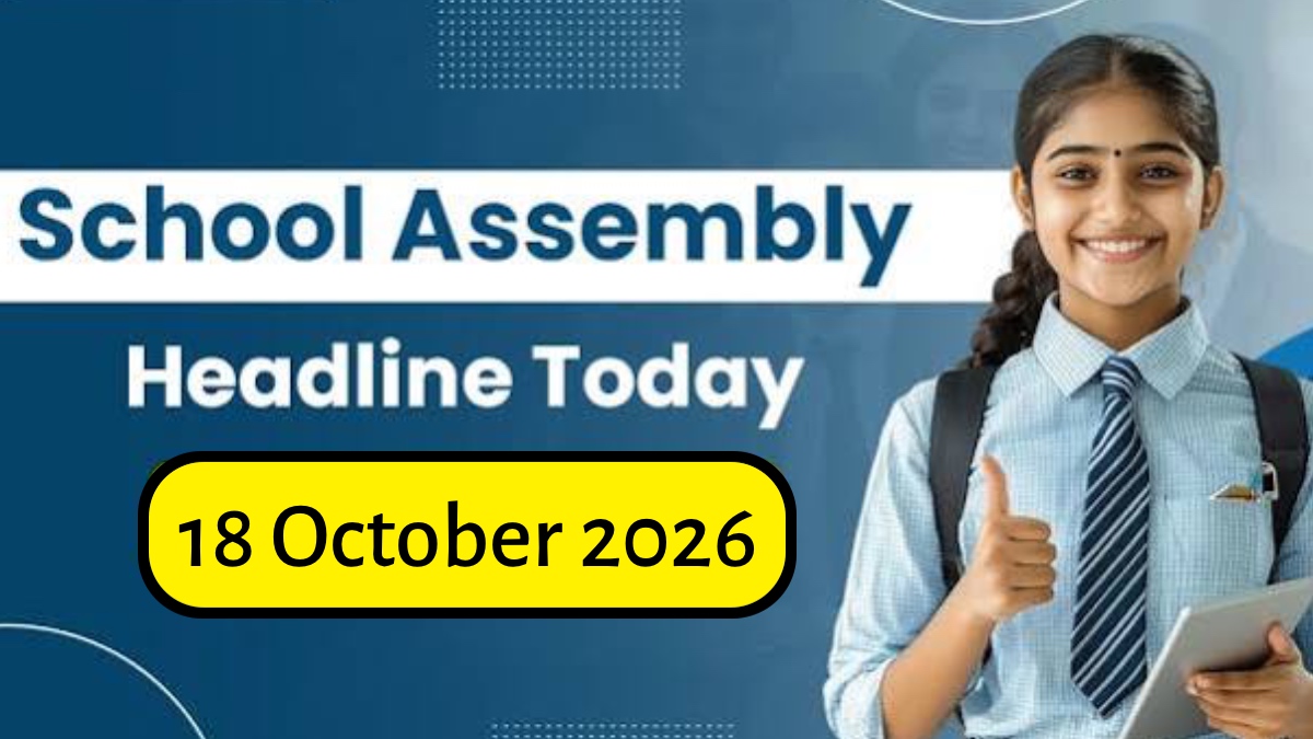 School Assembly News Headlines October 18
